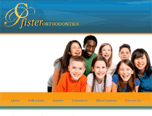 Tablet Screenshot of pfisterorthodontics.com